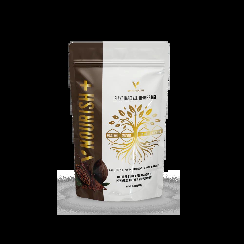 V-NOURISH+ is a premium, all-in-one superfood shake crafted with plant proteins