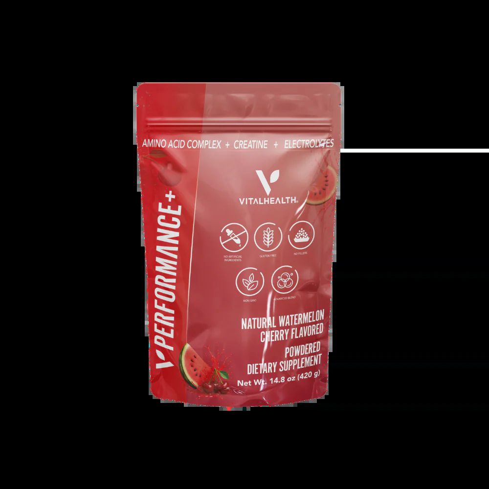 VITALHEALTH PERFORMANCE+ is an advanced formula designed to boosting energy, strength, and muscle recovery