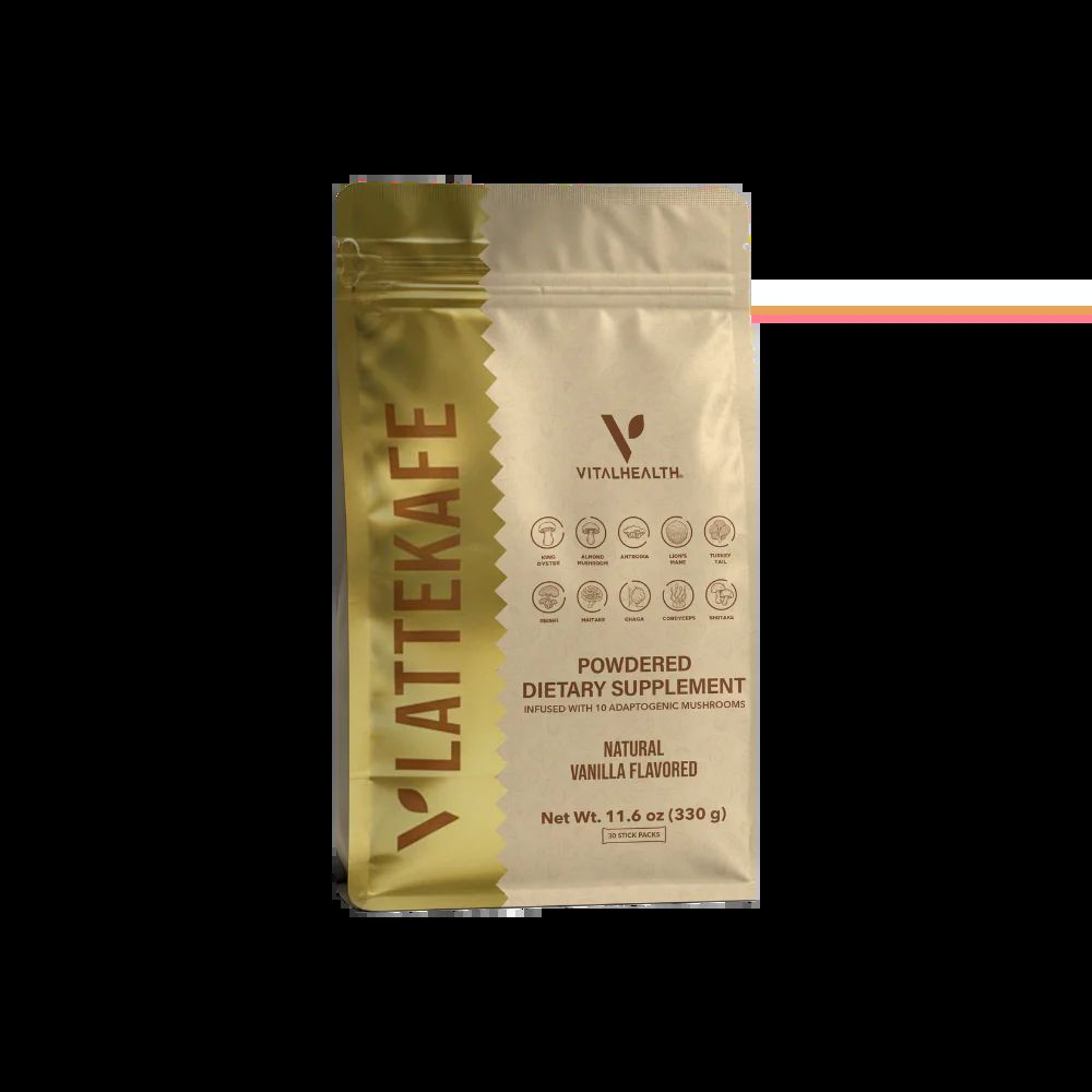 LATTEKAFE formula combines premium Coffea Arabica with an exclusive selection of functional mushrooms